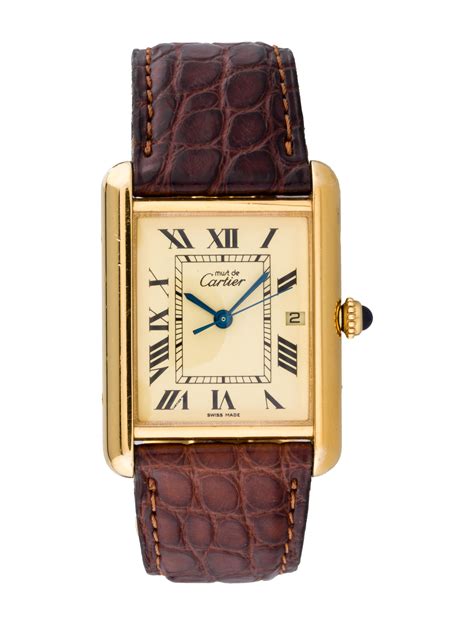 cartier tank or 1931|cartier must de tank.